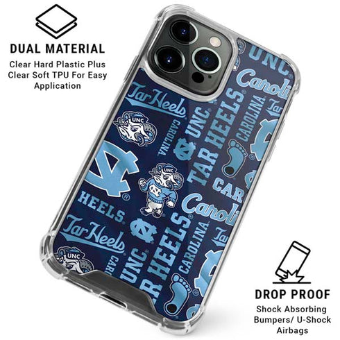 University of North Carolina Tar Heels iPhone 16 Pro Clear Case